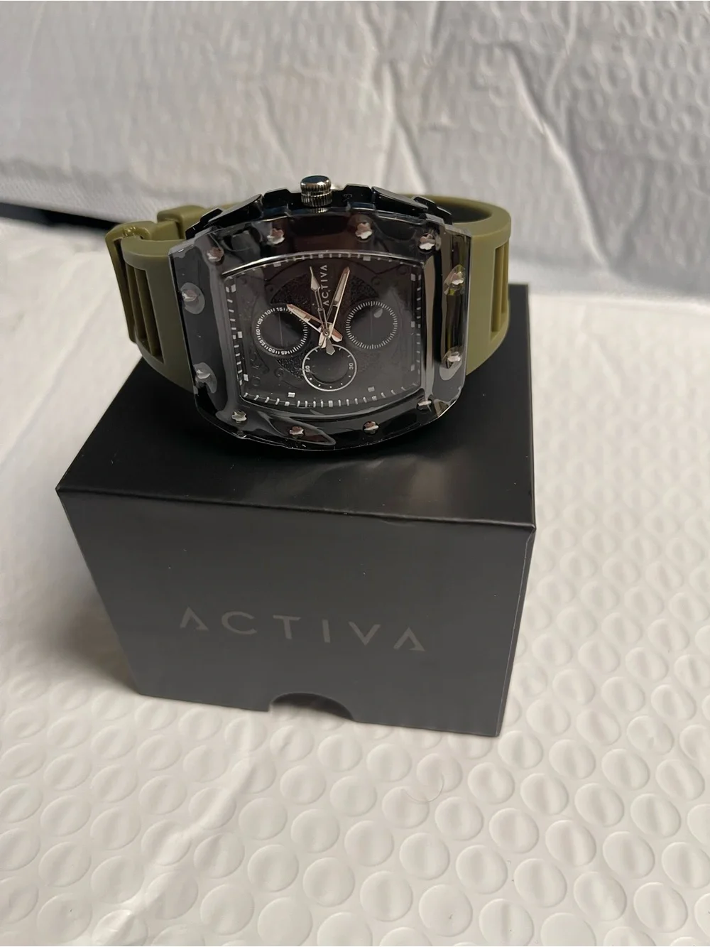 Activa X Invicta Digital Essentials Men's Watch - 42.8mm, Army Green new